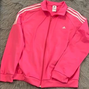 Adidas hot pink jacket